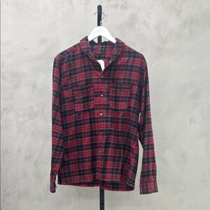 Classic Red and Black Plaid Shirt